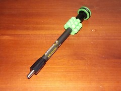 Bee Stinger MicroHex 8″ Stabilizer in Matte Black w/Green – B Stinger
