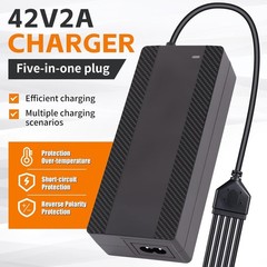 42V 2A Adapter Charger for Gotrax, Jetson, Razor, Swagtron For 36V Battery