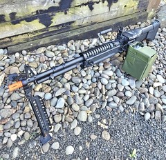 Rare Airsoft A&K M60 LMG Full Metal Vietnam AEG