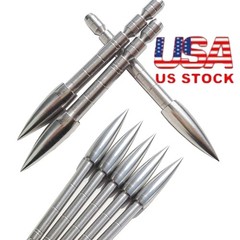 12PK Insert Arrowheads 100-200gr Points Tips ID4.2mm Arrow Shaft Archery Hunting