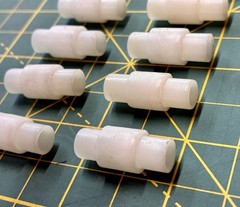ROCES Inline White Nylon Axles Spacer [ 10 Pack ] Aggressive Recreational Skates