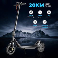 2024 Electric Scooter Adults Teens Folding E-Scooter with APP & Shock Suspension