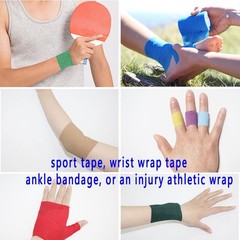 [12 Pack-2″ x5Yards] MINGYUE Self Adhesive Bandage Wrap,Athletic Tape,Sports …
