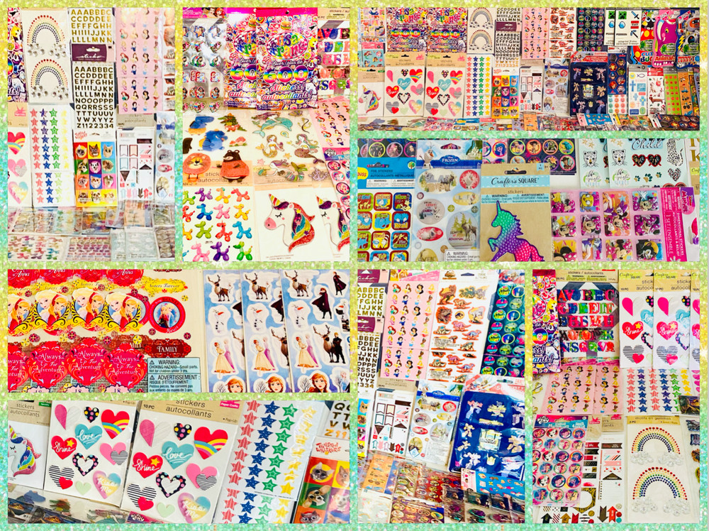 800 Stickers | LOT 4 ALL AGES | TONS OF FUN THEMES 4 ALL SEASONS HOLIDAYS CRAFTS
