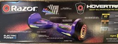 Razor Hovertrax Purple Self Balancing Scooter LED Lightshow 9mph 176lb