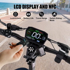 2400W Electric Scooter for Adults 43Miles 40MPH 11»Off-Road Fast E-Scooter
