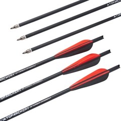20″ 12pcs Carbon Crossbow Bolts +/or Broadheads Half Moon Nocks OD 8.8mm Hunting