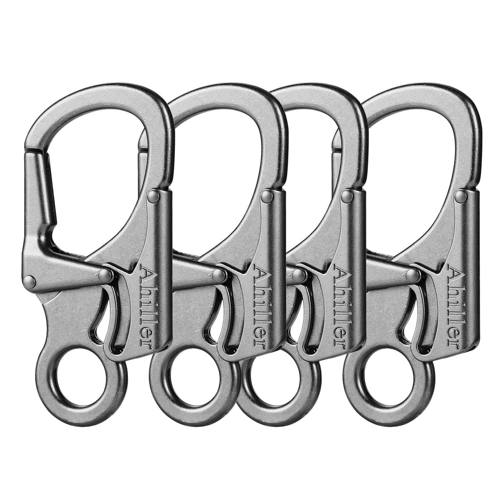 Ahiller Carabiner Clip, Double Anti-Misopening Locking Design, 3″ Zinc Alloy …