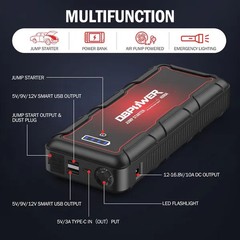 DBPOWER Jump Starter 4000A Peak 88.8Wh Portable Car Jump Starter (Up To ALL G…