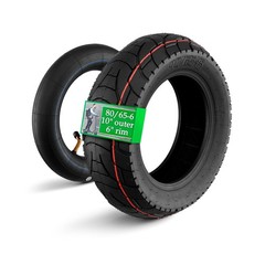 80/65-6 Scooter Tire Tube for All Seasons – 10×3″ Electric Scooter Tires Repl…