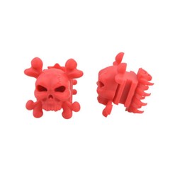2pcs Archery Skull Stabilizer Compound Bow Limbs Rubber Shock Absorber Hunting