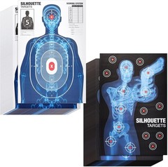 Paper Targets for Shooting Range – 25 x 38 in, 50 Pack, 2 Human 25 x 38″
