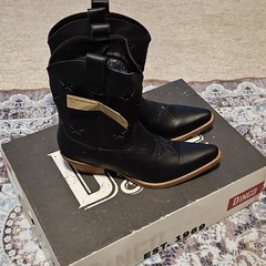 Dingo DI 582 Star Struck Women’s Western Boots Black Size 9