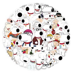 Mix 10/50 PCs Family Guy Luggage Notebook Laptop Car Sticker – No Duplicate