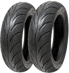 Street Tread Tire Set Front 120/70-12 Rear 130/70-12 Scooter