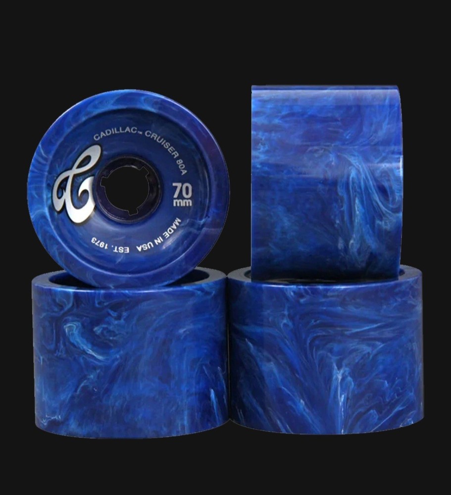Cadillac Cruiser 70mm 80a Blue Marble Wheels