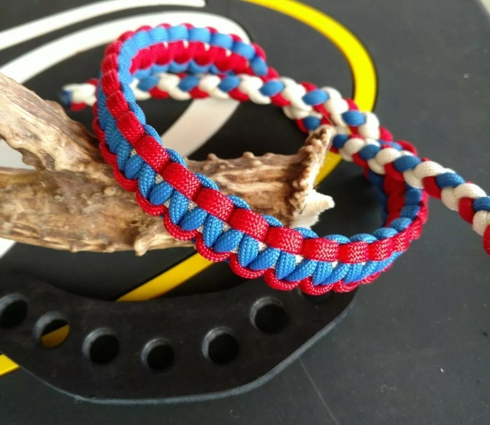 Red white blue Bow wrist Bling Sling FREE SHIP Mathews patriotic