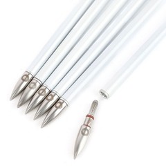 6X 32″ Pure Carbon Arrows SP500 Archery Feather Recurve Bow Hunting Target 003″