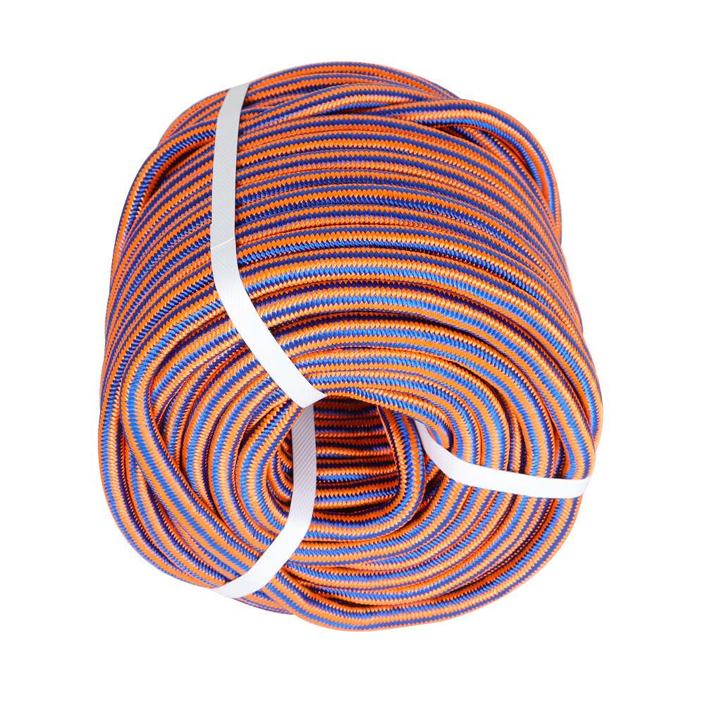 1/2 «x 100/150’12 Strand Braided Rope (Blue,Orange) Tensile Strength 8000 Pounds