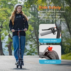 2026 ADULT ELECTRIC SCOOTER LONG RANGE FOLDING E-SCOOTER APP &DOUBLE SHOCK