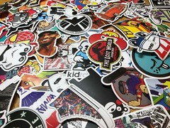 300 Random Skateboard Stickers Vinyl Laptop Luggage Decals Dope Sticker Lot Mix