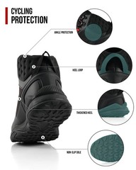 Rideiron Waterproof Motorcycle Shoes Ce Certified Anti-Slip Casual Motorcycle