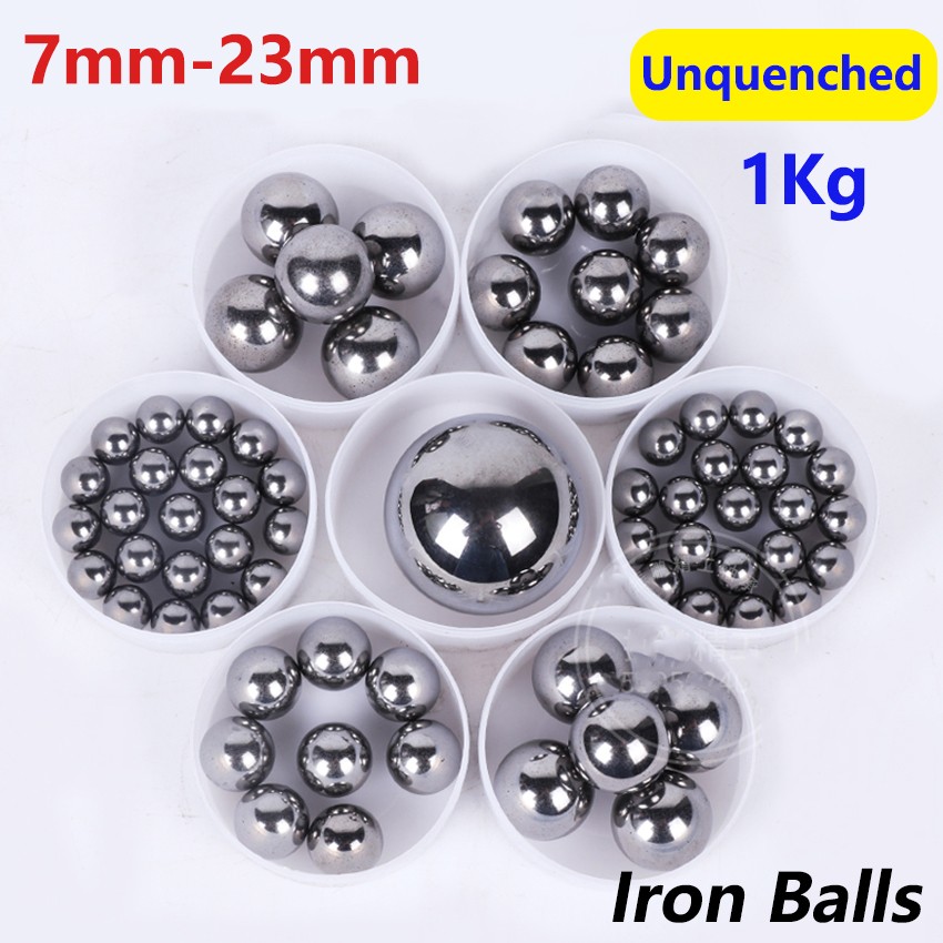 1Kg Solid Iron Balls Bearing Steel Balls Round Slingshot Rolling Bead Unquenched