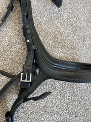 Schockemöhle Equitus Delta Black Leather Ergonomic Horse Bridle – Full Size