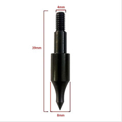 24 Pcs Steel 100 Grain Archery Arrow Field Points Field Tips Practice Target…