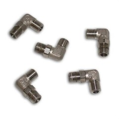 5 Kingman Spyder steel 90 Degree Swivel Elbow Gas Fittings 1/8″ NPT – Metric LOT