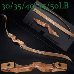 60» Takedown Recurve Bow 30-50lbs 30» Arrows Adult Archery Target Hunting RH