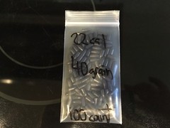22 CAL PELLETS 2-S NOSE HOLLOW POINT 40 GRAIN CUSTOM SWAGED 100 count