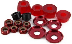 THUNDER TRUCKS Skateboard BUSHING REBUILD KIT 90A SOFT RED (for 2 trucks)