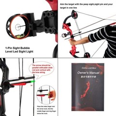 Right Hand Compound Bow and Archery Sets 15-29 lbs Hunting Bow Kit for Beginner