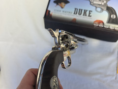 John Wayne DUKE Colt CO2 .177 Single Action Pellet Revolver Weathered Grip