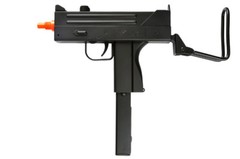 Double Eagle MAC 10 Replica UZI Airsoft Spring Gun M42F Pistol w/ Folding Stock