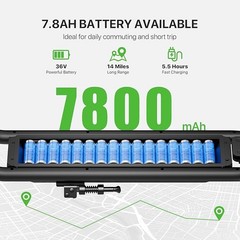ELECTRIC SCOOTER FOR ADULT 5.2AH HIGH SPEED 25KM/H FOLDING ESCOOTER WATERPROOF