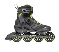 Rollerblade Macroblade 84 Boa Men’s Size 10/10.5. Black/Lime. Pre-owned –