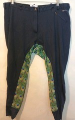 Buckwild Breeches Signature Womens Plus Riding Breech Blue Peacock Size 38 D112