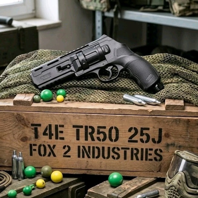 Umarex T4E TR50 Gen 2 (2292176) CO2 Paintball Marker Revolver – New/Modified 25J