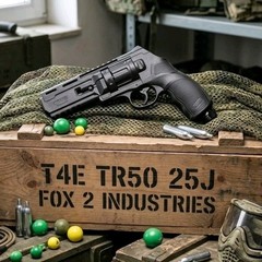 Umarex T4E TR50 Gen 2 (2292176) CO2 Paintball Marker Revolver – New/Modified 25J