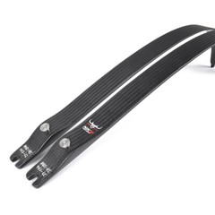 Nika Archery 68″ Recurve Bow Limb 55% N3 Carbon Fiber w/Small BULL Logo 22-50lbs