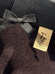 Cowboy Hat Brown Wool Rayon Felt Feather Band Size 7.5-60 WPL 5923 Vintage