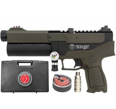 Hatsan Velox Bolt Semi-Auto PCP OD Green .25 Cal Air Pistol HGVLX25OD