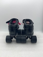 VTG Riedell Carrera Speed Roller Skates Size 5 Black Leather Model 105B