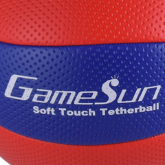 Tetherball Ball and Rope with Carabineer, Soft Touch, Portable Tetherballs with