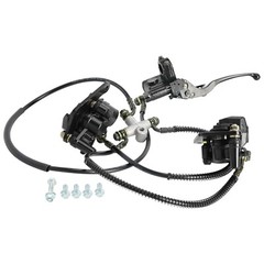 Front Hydraulic Disc Brake Caliper Rotor Wheel Hub for Go Kart ATV Quad Golf US