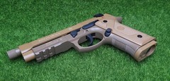 Umarex Beretta M9A3 .177 CO2 BB Semi/Full Auto Air Pistol, 330FPS, Tan – 2253024