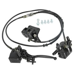 Hydraulic Rear Twin Disc Brake Calipers Assembly For Go Kart ATV Buggy Golf Quad