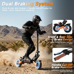 AOVOPRO Electric Scooter Adults 1200W Motor 31MPH E Scooters Dual Suspensions